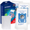 12 x VRECKÁ WORWO S-BAG DO VYSÁVAČA ELECTROLUX PHILIPS AEG ELMB01K + FILTRE 12 x VRECKÁ WORWO S-BAG DO VYSÁVAČA ELECTROLUX PHILIPS AEG ELMB01K + FILTRE
