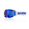 IMX Racing Sand Blue / White s Blue Iridium okuliare + číre sklo