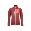 Dámska mikina ORTOVOX Fleece Grid Blush - L Dámska mikina ORTOVOX Fleece Grid Blush - L