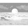 ZUTY Bodkovanie - MESIAC SCHOVANÝ ZA MOROM Rámovanie: bez rámu a bez vypnutia plátna, Rozmer: 40x50 cm ZUTY Bodkovanie - MESIAC SCHOVANÝ ZA MOROM Rámovanie: bez rámu a bez vypnutia plátna, Rozmer: 40x50 cm