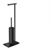 COLOMBO CB - SQUARE B9907 - Stojan na toaletný papier a WC kefu CIM - čierna matná (NM) COLOMBO CB - SQUARE B9907 - Stojan na toaletný papier a WC kefu CIM - čierna matná (NM)