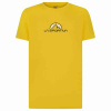 Tričko La Sportiva Brand Tee Yellow S Tričko La Sportiva Brand Tee Yellow S