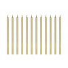 PartyDeco Narodeninové zlaté sviečky 14 cm PartyDeco Narodeninové zlaté sviečky 14 cm