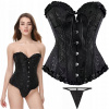 OVERBUST KORZET SO ŠNUROVANÍM, VIAZANÍM, MODELUJÚCI PÁS, GOTICKÝ COSPLAY 70-77cm OVERBUST KORZET SO ŠNUROVANÍM, VIAZANÍM, MODELUJÚCI PÁS, GOTICKÝ COSPLAY 70-77cm