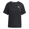 Dámske Tričko s krátkym rukávom ADIDAS RUN ESS TEE W JZ7808 – Čierna Dámske Tričko s krátkym rukávom ADIDAS RUN ESS TEE W JZ7808 – Čierna