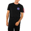 ALPHA INDUSTRIES Tričko NASA Heavy - čierne (188502/03) ALPHA INDUSTRIES Tričko NASA Heavy - čierne (188502/03)
