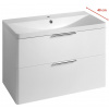 Aqualine DENEB umývadlová skrinka 80,5x55x39,4cm, biela mat DN284 Aqualine DENEB umývadlová skrinka 80,5x55x39,4cm, biela mat DN284