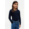 Tommy Hilfiger tričko s dlhým rukávom detské s bavlnou KG0KG09463.9BY2 tmavomodrá 128 Tommy Hilfiger tričko s dlhým rukávom detské s bavlnou KG0KG09463.9BY2 tmavomodrá 128