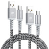 Kábel DUX DUCIS USB TYP -C 1M+2M - čierny nylon Kábel DUX DUCIS USB TYP -C 1M+2M - čierny nylon