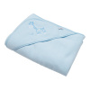 NEW BABY Detská froté osuška s výšivkou a kapuckou 100x100 modrá žirafka 100x100 modrá NEW BABY Detská froté osuška s výšivkou a kapuckou 100x100 modrá žirafka 100x100 modrá