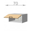 Casarredo Kuchynská nadstavba 70, Craft M7036, grafit/dub Artisan Casarredo Kuchynská nadstavba 70, Craft M7036, grafit/dub Artisan