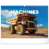 NOTIQUE - nástenný kalendár Stavebné stroje 2026, 48 × 33 cm NOTIQUE - nástenný kalendár Stavebné stroje 2026, 48 × 33 cm
