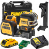 Zelený samonivelačný krížový laser + 5 bodov 30 m DeWALT DCE825D1G18-Q Zelený samonivelačný krížový laser + 5 bodov 30 m DeWALT DCE825D1G18-Q
