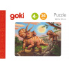 GOKI Drevené puzzle Dinosaury: Triceratops 24 dielikov GOKI Drevené puzzle Dinosaury: Triceratops 24 dielikov