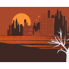 Vymalujsisam.sk Maľovanie podľa čísiel - Oranžová panoráma Veľkosť: 40x50cm, Rám: Bez rámu, iba zrolované plátno Vymalujsisam.sk Maľovanie podľa čísiel - Oranžová panoráma Veľkosť: 40x50cm, Rám: Bez rámu, iba zrolované plátno