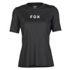 Dámský cyklo dres Fox W Ranger Wordmark Ss Black S Dámský cyklo dres Fox W Ranger Wordmark Ss Black S