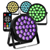 BeamZ sada 4 BCC260 LED PAR - PAR reflektor s 27x 6W LED - Blacklight s diaľkovým ovládaním BeamZ sada 4 BCC260 LED PAR - PAR reflektor s 27x 6W LED - Blacklight s diaľkovým ovládaním