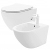 Sada závesnej WC misy REA CARLO Flat Mini Rimless + závesného Bidetu REA CARLO Mini Sada závesnej WC misy REA CARLO Flat Mini Rimless + závesného Bidetu REA CARLO Mini