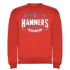 Superfutbal Pánska mikina Hammers, červená Veľkosť: XXL Superfutbal Pánska mikina Hammers, červená Veľkosť: XXL