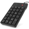 OEM C-TECH klávesnice KBN-01, numerická, 23 kláves, USB slim black KBN-01