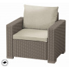 Záhradný set Keter California set stôl + 2 kreslá + dvojsedadlová pohovka cappuccino Záhradný set Keter California set stôl + 2 kreslá + dvojsedadlová pohovka cappuccino
