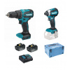 MAKITA DLX2537SJ aku sada DHP490+DTD153, LXT 18V/2*3Ah, MAKPAC MAKITA DLX2537SJ aku sada DHP490+DTD153, LXT 18V/2*3Ah, MAKPAC