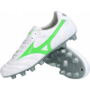 Pánske futbalové kopačky Mizuno Morelia II Club Md white/neon silver, veľkosť 42.5 EU Pánske futbalové kopačky Mizuno Morelia II Club Md white/neon silver, veľkosť 42.5 EU