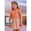 Pruhovaný set - top a sukňa Mayoral - 2403952010 Veľkosť: 122 Pruhovaný set - top a sukňa Mayoral - 2403952010 Veľkosť: 122