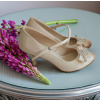 Svadobné lodičky s mašľou - béžové Veľkosť obuvi: 36 Svadobné lodičky s mašľou - béžové Veľkosť obuvi: 36