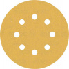 BOSCH Brúsny papier EXPERT C470 s 8 otvormi pre excentrické brúsky, 125 mm, zrnitosť 180, 5 ks BOSCH Brúsny papier EXPERT C470 s 8 otvormi pre excentrické brúsky, 125 mm, zrnitosť 180, 5 ks