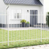 zahrada-XL Záhradný plot 5 pcs Biela 170 x 165 cm 3360156 zahrada-XL Záhradný plot 5 pcs Biela 170 x 165 cm 3360156