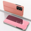 Knižkové púzdro Electroplating Mirror na Samsung Galaxy A73 5G - Ružové zlato Knižkové púzdro Electroplating Mirror na Samsung Galaxy A73 5G - Ružové zlato