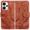 Peňaženkové puzdro Tiger na Xiaomi Redmi Note 13 Pro+ - Hnedá Peňaženkové puzdro Tiger na Xiaomi Redmi Note 13 Pro+ - Hnedá