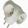 PREMIUMCORD Rozvádzač 230V 10A, 3x okrúhla zásuvka, biely ppr02 PremiumCord PREMIUMCORD Rozvádzač 230V 10A, 3x okrúhla zásuvka, biely ppr02 PremiumCord