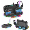 JYS Nabíjecí stanice RGB + organizér pro Nintendo Switch 2 NS 2 Joy-con Pro Pad / -ns2322-v1 / Černá JYS Nabíjecí stanice RGB + organizér pro Nintendo Switch 2 NS 2 Joy-con Pro Pad / -ns2322-v1 / Černá