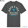 Fox Local Racer Premium ss tee, tmavo šedá, L Fox Local Racer Premium ss tee, tmavo šedá, L