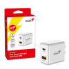 Napájecí adaptér Genius PD-20AC, 2× USB-C, 20 W, PD 3.0 / QC 3.0 Napájecí adaptér Genius PD-20AC, 2× USB-C, 20 W, PD 3.0 / QC 3.0