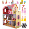 Veľký drevený domček pre bábiky LED svetlá Doll (Veľký drevený domček pre bábiky LED svetlá Doll)