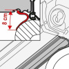 Fiamma Tesnenie proti zatekaniu vody Rain Guard Lower k markízam F45, 1m Fiamma Tesnenie proti zatekaniu vody Rain Guard Lower k markízam F45, 1m