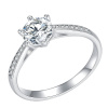 GRACE Silver Jewellery Stříbrný prsten Giulia 0,8 ct MOISSANITE + CERTIFIKÁT P-MSR004/52 52 GRA 618582259 GRACE Silver Jewellery Stříbrný prsten Giulia 0,8 ct MOISSANITE + CERTIFIKÁT P-MSR004/52 52 GRA 618582259