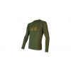 Pánske funkčné tričko SENSOR Merino DF Camp s dlhým rukávom safari green S Pánske funkčné tričko SENSOR Merino DF Camp s dlhým rukávom safari green S