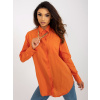 Oranžová dámska košeľa TO-KS-7183.01P-orange S Oranžová dámska košeľa TO-KS-7183.01P-orange S