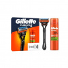 Gillette Fusion 5 holiaci strojček + gél na holenie 200 ml darčeková sada Gillette Fusion 5 holiaci strojček + gél na holenie 200 ml darčeková sada
