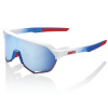 100% S2 - TotalEnergies Team Matte White / Metallic Blue - HiPER Blue Multilayer Mirror Lens 100% S2 - TotalEnergies Team Matte White / Metallic Blue - HiPER Blue Multilayer Mirror Lens
