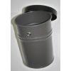 Nástenný zberač odpadkov, uzamykateľný ,objem 24 l, v x Ø 370 x 295 mm Nástenný zberač odpadkov, uzamykateľný ,objem 24 l, v x Ø 370 x 295 mm