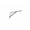 Konzola s podperou KP1 100x250x15mm, ZB, balenie 20 ks Konzola s podperou KP1 100x250x15mm, ZB, balenie 20 ks