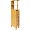 5five Bambusová úzká koupelnová skříňka SICELA, 30 x 19 x 120 cm 5five Bambusová úzká koupelnová skříňka SICELA, 30 x 19 x 120 cm