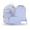 BAAGL 3 SADA Skate Lilac: batoh, peračník, vrecko BAAGL 3 SADA Skate Lilac: batoh, peračník, vrecko