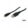PremiumCord Kábel micro USB 2.0, A-B 20cm, čierna (ku2m02f) PremiumCord Kábel micro USB 2.0, A-B 20cm, čierna (ku2m02f)