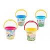 Teddies Kbelík na písek plast 15x13cm 5 barev 12m+ Teddies Kbelík na písek plast 15x13cm 5 barev 12m+